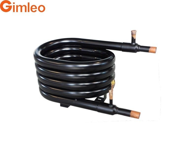 2HP समाक्षीय ट्यूब इन ट्यूब हीट एक्सचेंजर GY-0060C 12.7 मिमी रेफ्रिजरेंट इनलेट के साथ