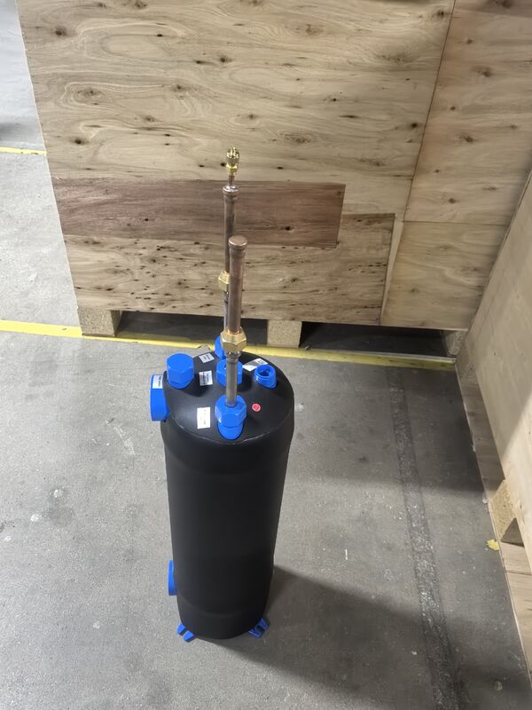 गिम्लियो टाइटेनियम TA1 इनर ट्यूब मैटेरियल टाइटेनियम हीट एक्सचेंजर MHTA-1.5(NZ) थर्मल परफॉर्मेंस के लिए निर्मित स्वचालित कंडेनसर या इवेपोरेटर