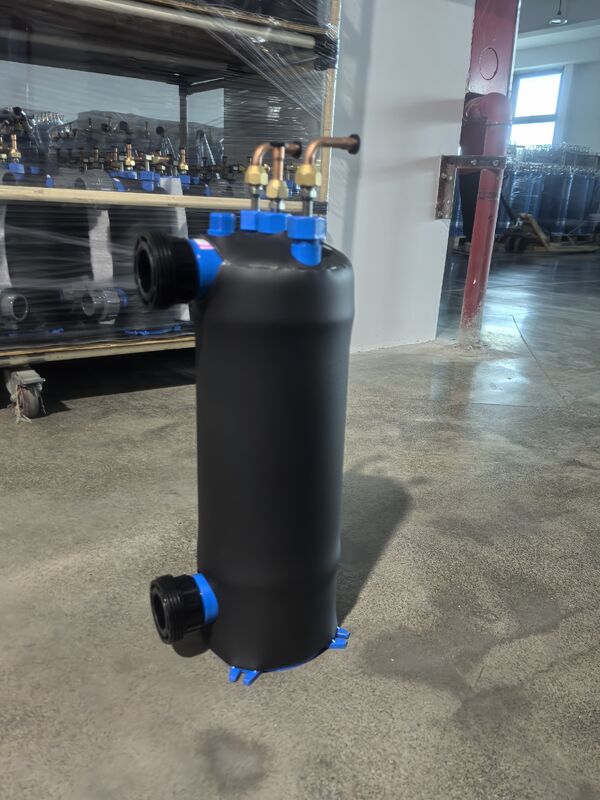 एचवीएसी शीतलन के लिए उच्च संक्षारण प्रतिरोध और 7 डिग्री सेल्सियस आउटलेट तापमान प्रदान करने वाला 2 इंच का वाटर कनेक्शन चिलर हीट एक्सचेंजर ईटीए-0.5