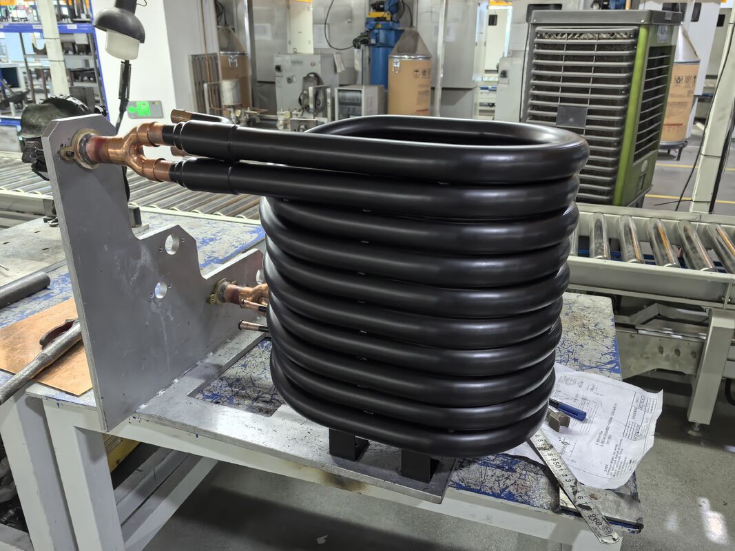 R22 रेफ्रिजरेंट प्रकार समाक्षीय हीट एक्सचेंजर ट्यूब लंबाई 1 से 10 एम दबाव रेंज 0.1 से 10 एमपीए शीतलन समाधान के लिए डिज़ाइन किया गया