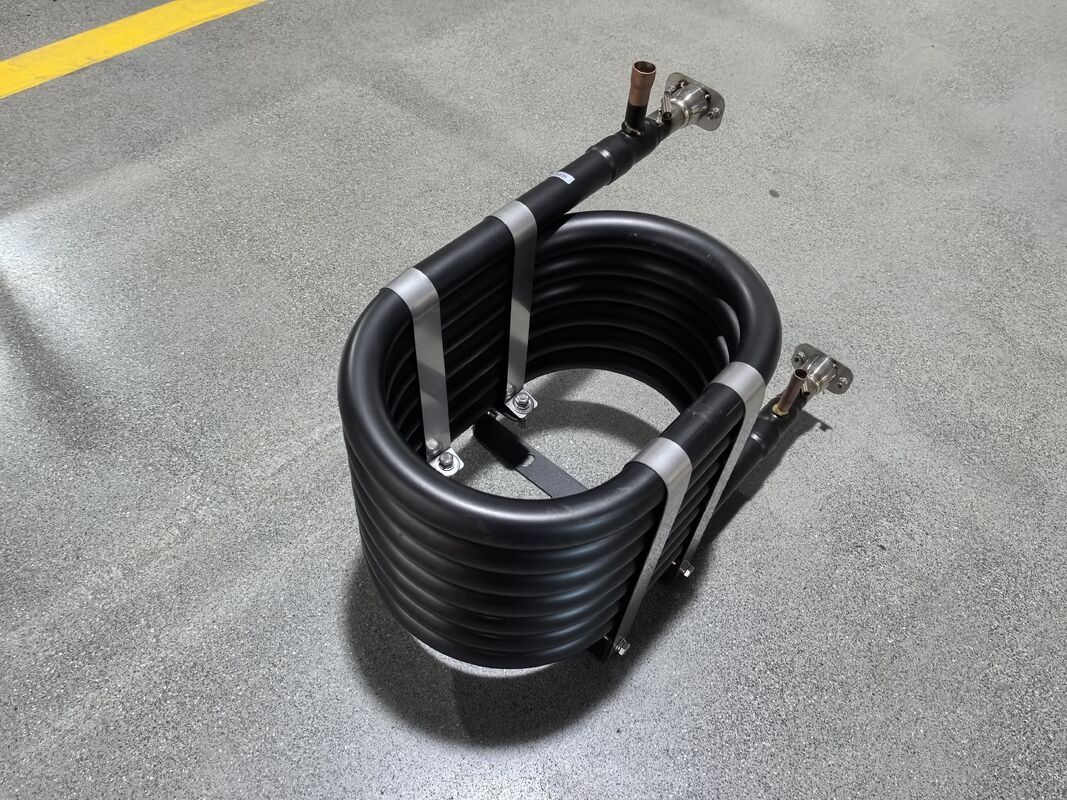 अनुकूलन योग्य समाक्षीय हीट एक्सचेंजर स्टेनलेस स्टील 4 मिमी प्लेट मोटाई टिकाऊ और थर्मल एक्सचेंज समाधान प्रदान करता है