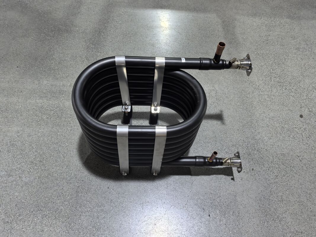 अधिकतम कार्य दबाव 5.2MPa समाक्षीय हीट एक्सचेंजर शीतल पदार्थों R22 R134a R407c और R410a थर्मल ट्रांसफर समाधान के साथ संगत