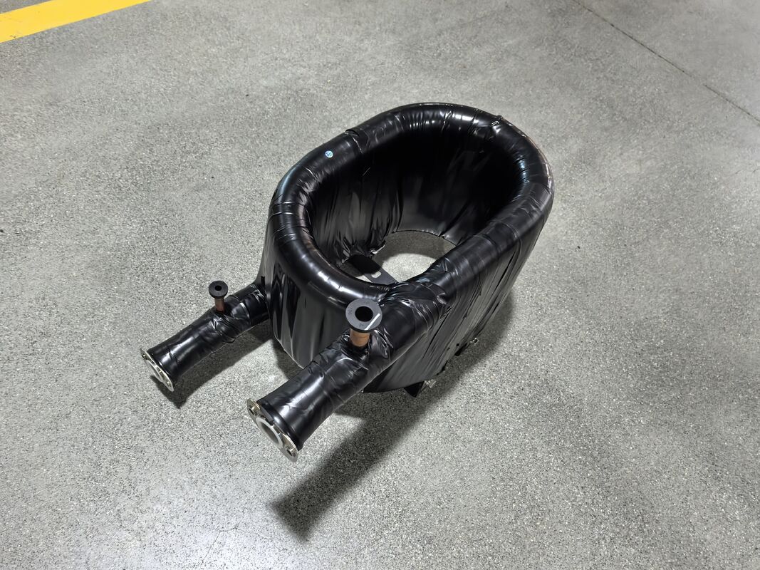 ट्यूब इन ट्यूब समाक्षीय हीट एक्सचेंजर उच्च सुरक्षा स्तर और हीटिंग क्षमता प्रदान करता है 6 से 300 किलोवाट थर्मल ऊर्जा विनिमय के लिए डिज़ाइन किया गया