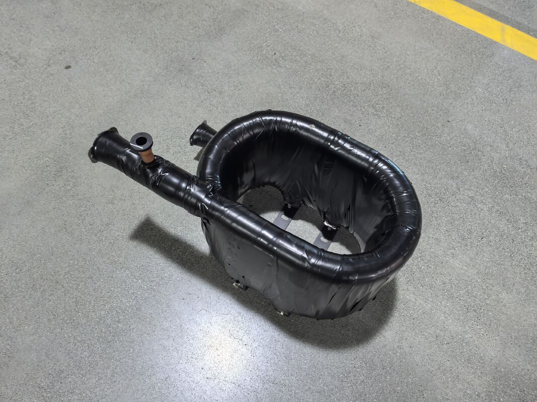 हीटिंग क्षमता 6 से 300 किलोवाट समाक्षीय हीट एक्सचेंजर ट्यूब इन ट्यूब संरचना अधिकतम कार्य दबाव रेफ्रिजरेंट 52bar थर्मल ट्रांसफर समाधान