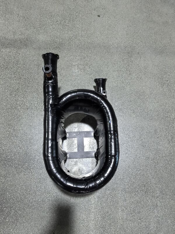 स्टेनलेस स्टील कॉपर ट्यूब एचवीएसी समाक्षीय हीट एक्सचेंजर अधिकतम कार्य दबाव पानी 8 बार गर्मी हस्तांतरण समाधान के लिए बनाया गया