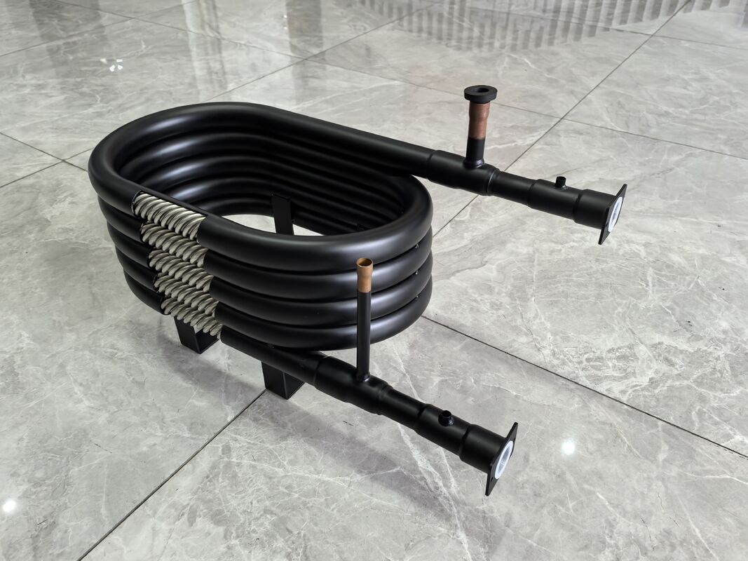 ऊंचाई Mm 120 से 1000 समाक्षीय हीट एक्सचेंजर ट्यूब इन ट्यूब हीट एक्सचेंजर अधिकतम कार्य दबाव 5.0MPa प्रक्रिया शीतलन के लिए आदर्श