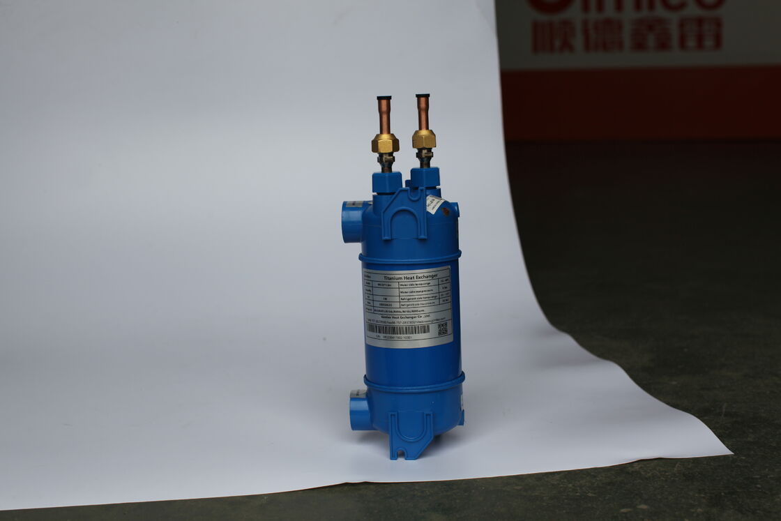 0 से 40 डिग्री सेल्सियस के बीच कम रखरखाव की आवश्यकता के साथ डिज़ाइन किया गया हीटिंग और कूलिंग टाइटेनियम हीट एक्सचेंजर