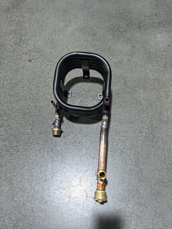 Carbon Steel Marine Coaxial Heat Exchanger Easy to Clean Robust Long Lasting for Efficient Heat Transfer