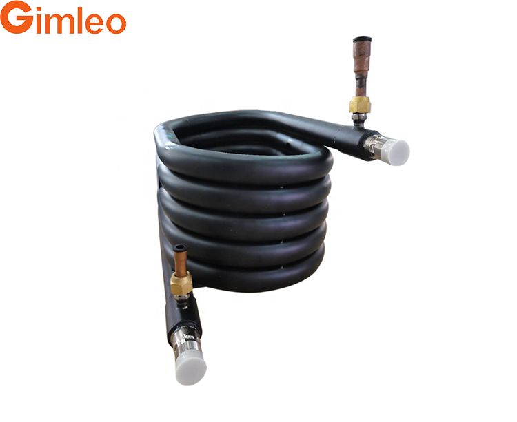 Gimleo GY-0154C टिकाऊ तांबे हीट एक्सचेंजर उच्च दक्षता गर्मी पंप के साथ हवा स्रोत पानी हीटर