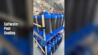 पूल के लिए खारे पानी का हीट एक्सचेंजर